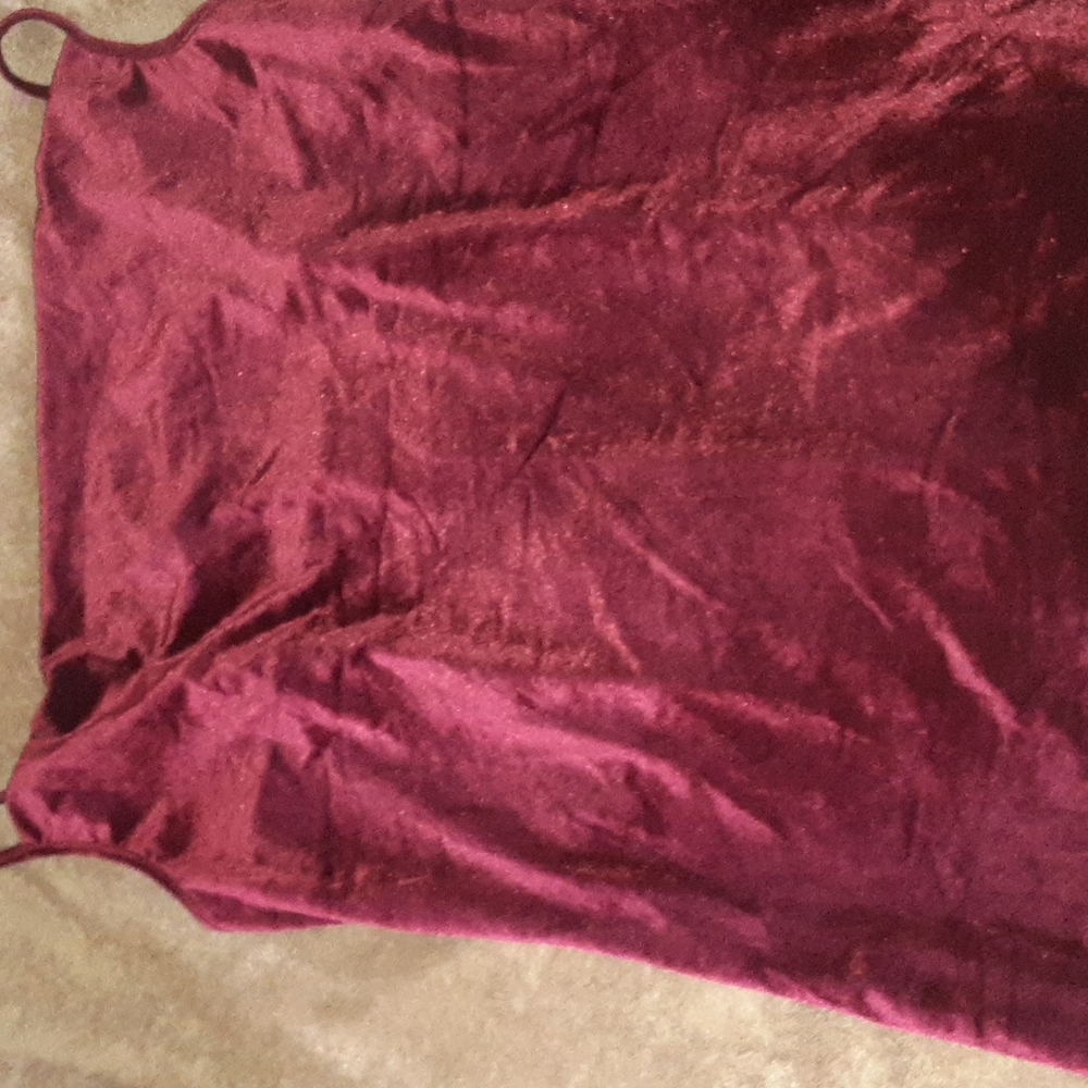 3xl shein red velvet dress
